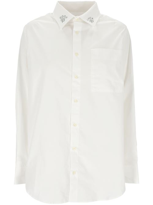 Camicia Good Luck MAISON LABICHE PARIS | UWLOUTILGOODLUCPOPLIN WHITE